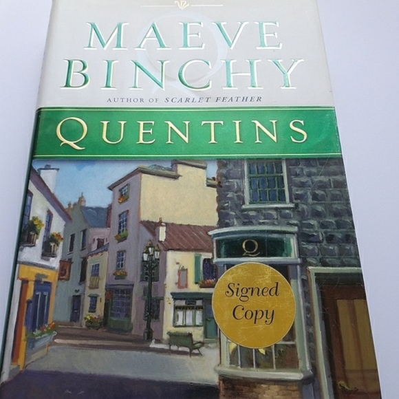 Maeve Binchy Signed Quentins Hardcover Book - Picture 2 of 12